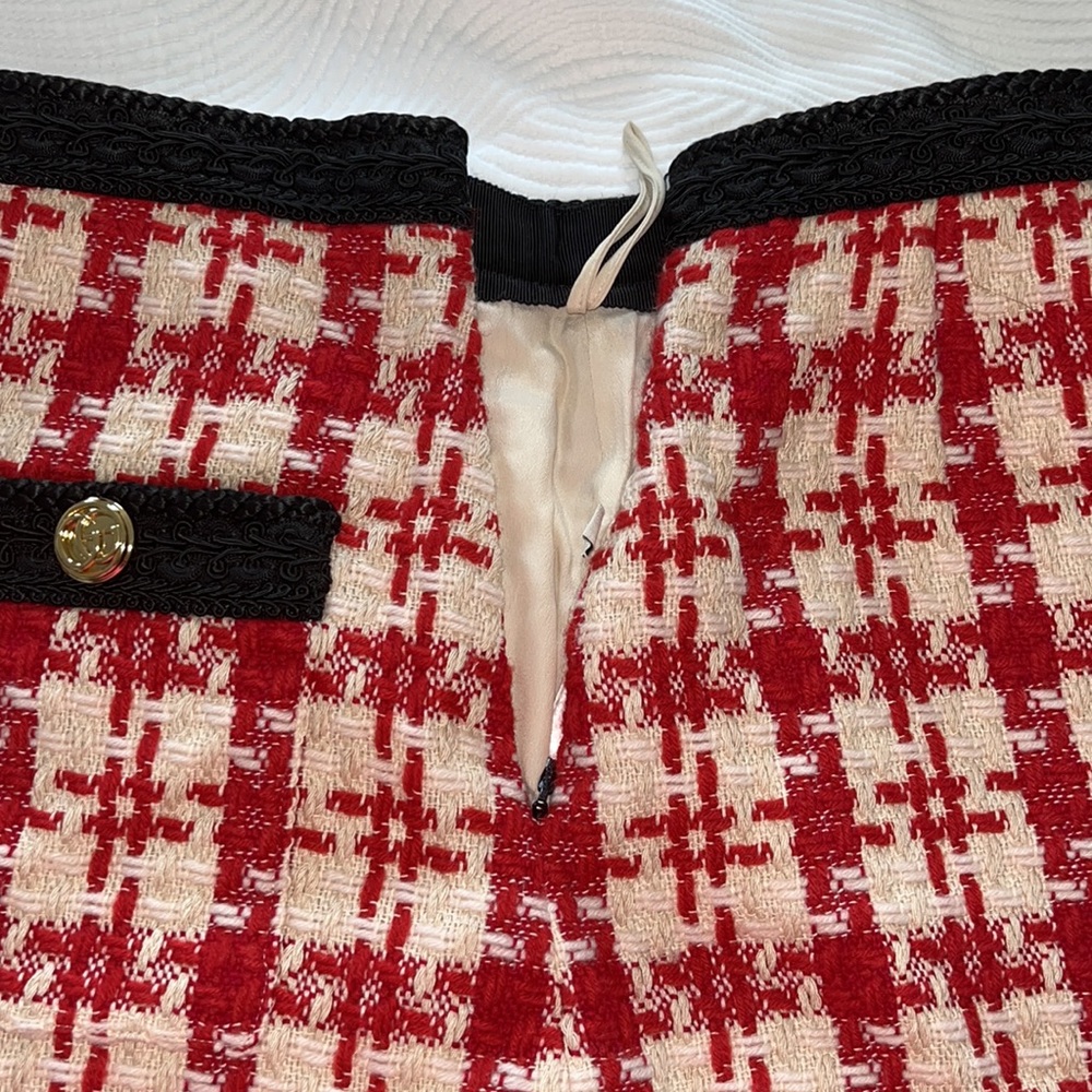 AUTHENTIC GUCCI Houndstooth mini skirt - Picture 5 of 7